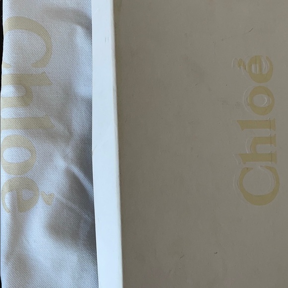 Chloe taupe patent buckle wedges - Picture 12 of 12